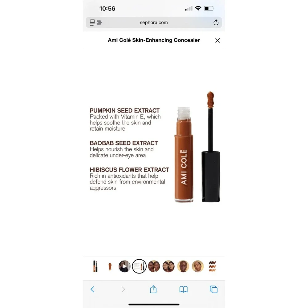 Ami Colé Skin Enhancing Concealer Deep 2.5 Multi Use Radiance‎ Finish Makeup